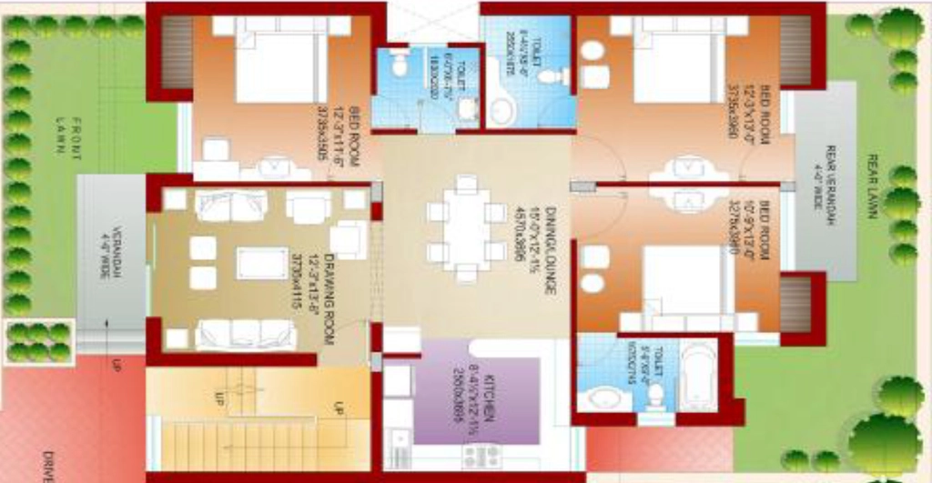3 BHK Flat in Parsvnath Royale Floors in Pal Gaon, Jodhpur - Image 925628