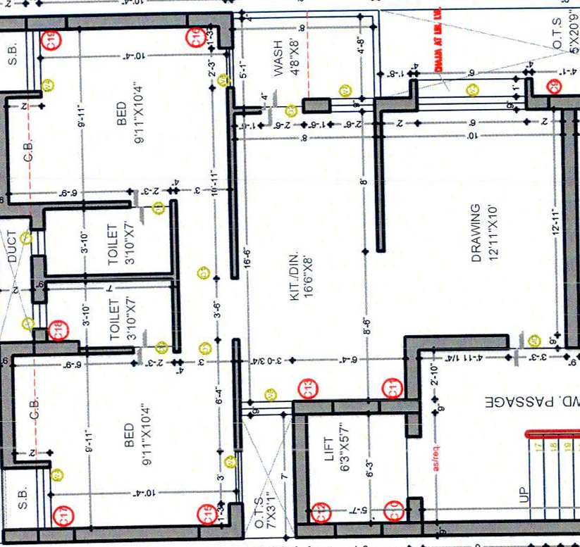 2 BHK Flat in NJ Mantra Flats in Mavdi, Rajkot - Image 925632