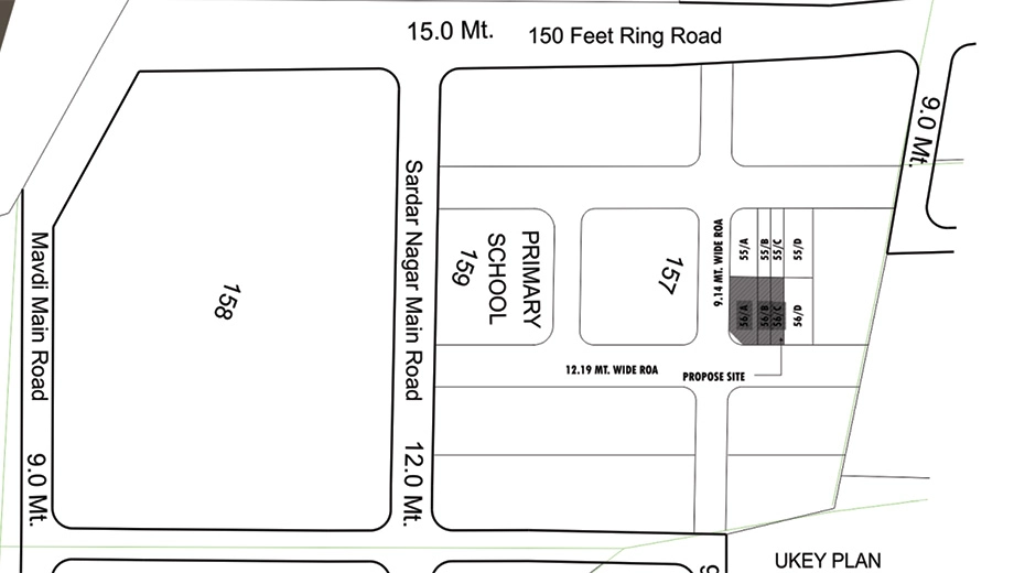 Location of Parth Shivam Apartment in Mavdi, Rajkot - Image 421043