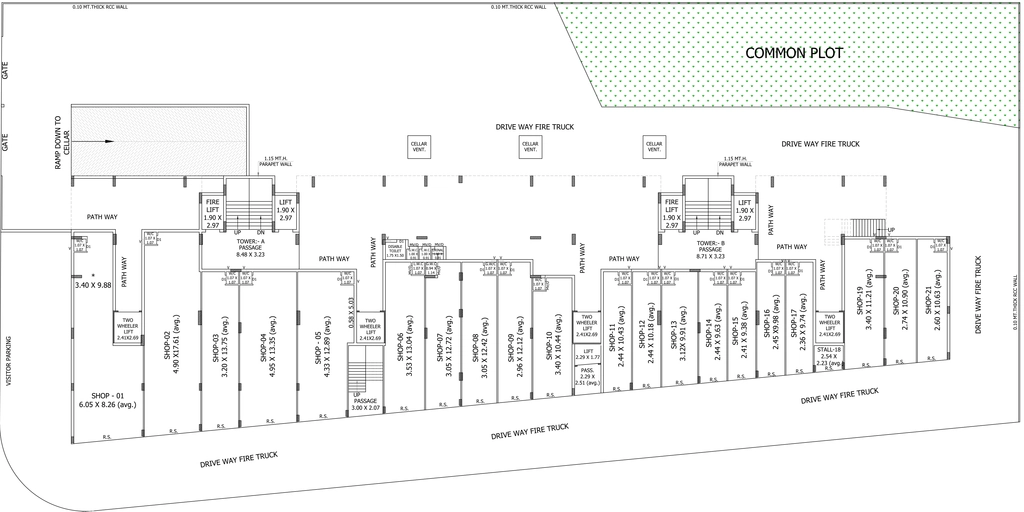 Master Plan of Hiteshbhai Real Classic in Mota Mava, Rajkot - Image 421116