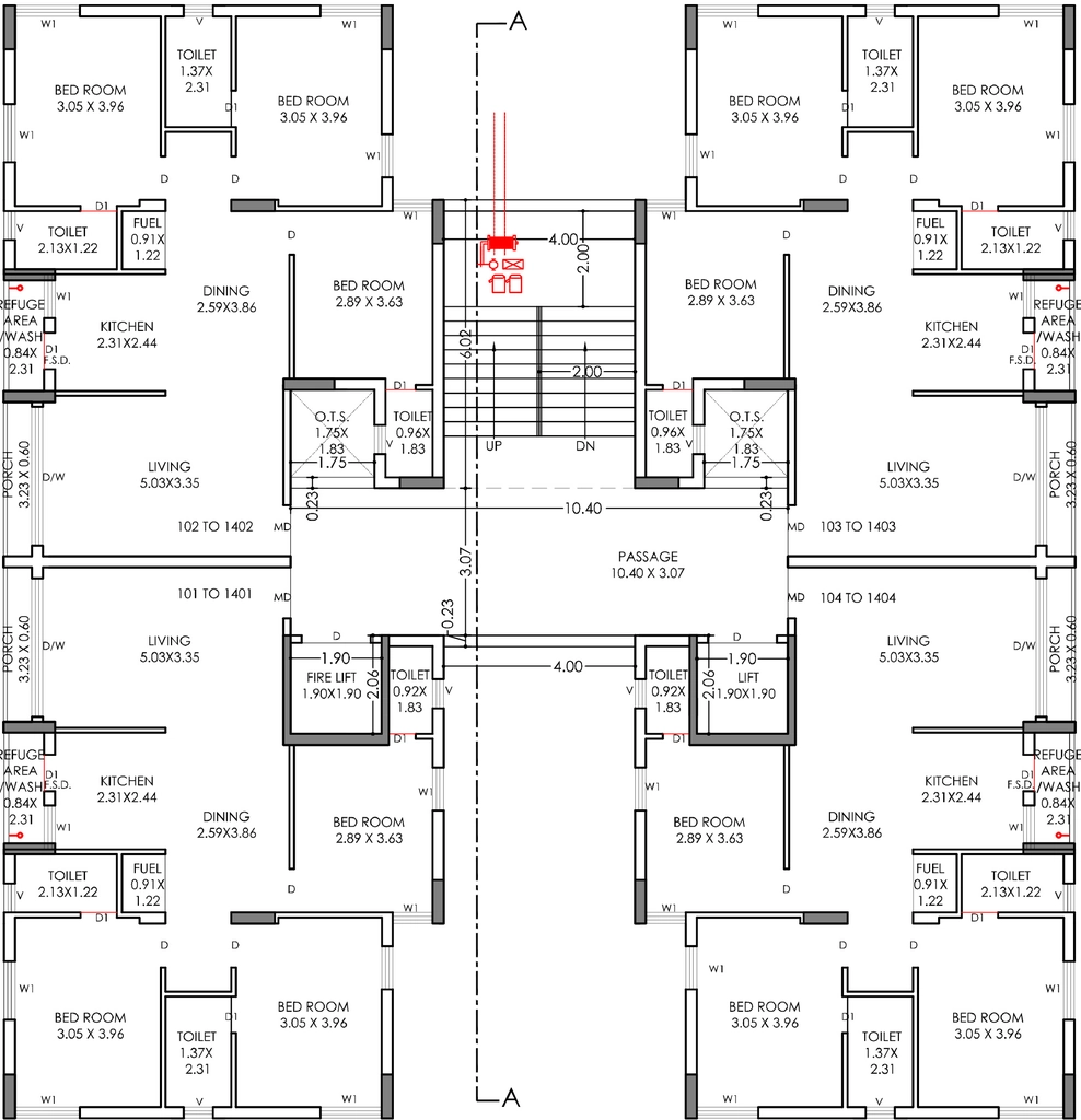 Floor Plan of Reva Shilpan Prime in Mavdi, Rajkot - Image 421126