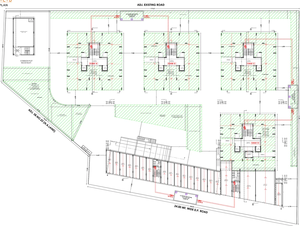 Master Plan of Reva Shilpan Prime in Mavdi, Rajkot - Image 421125