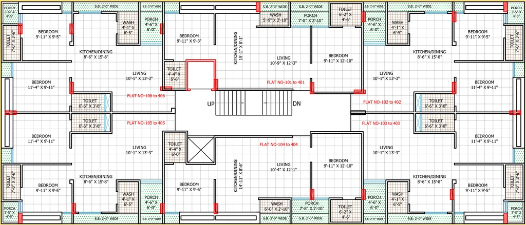 Floor Plan of Sangaath Radhe Krishna in Mavdi, Rajkot - Image 421157