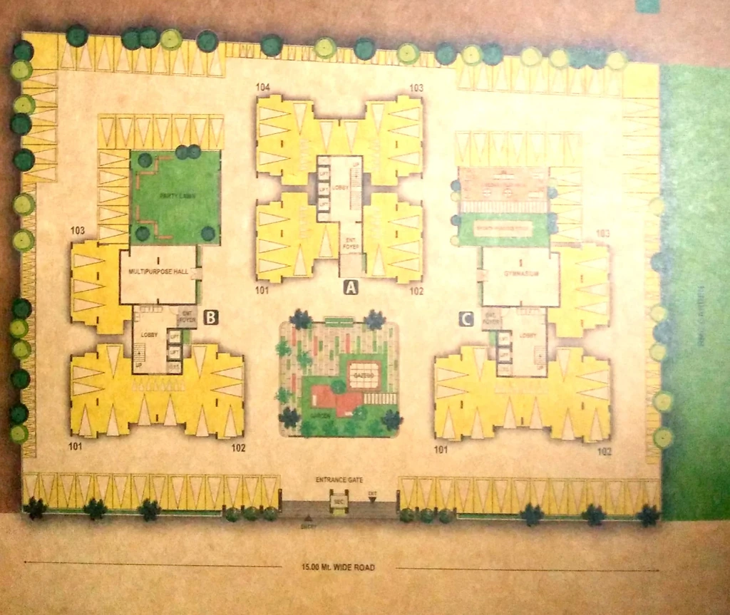 Master Plan of Sanidhya 254 in Mota Mava, Rajkot - Image 421164
