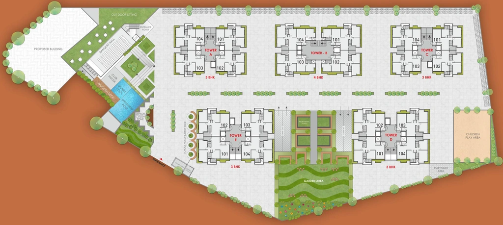 Master Plan of Sanskar Sanidhya in Mavdi, Rajkot - Image 421214