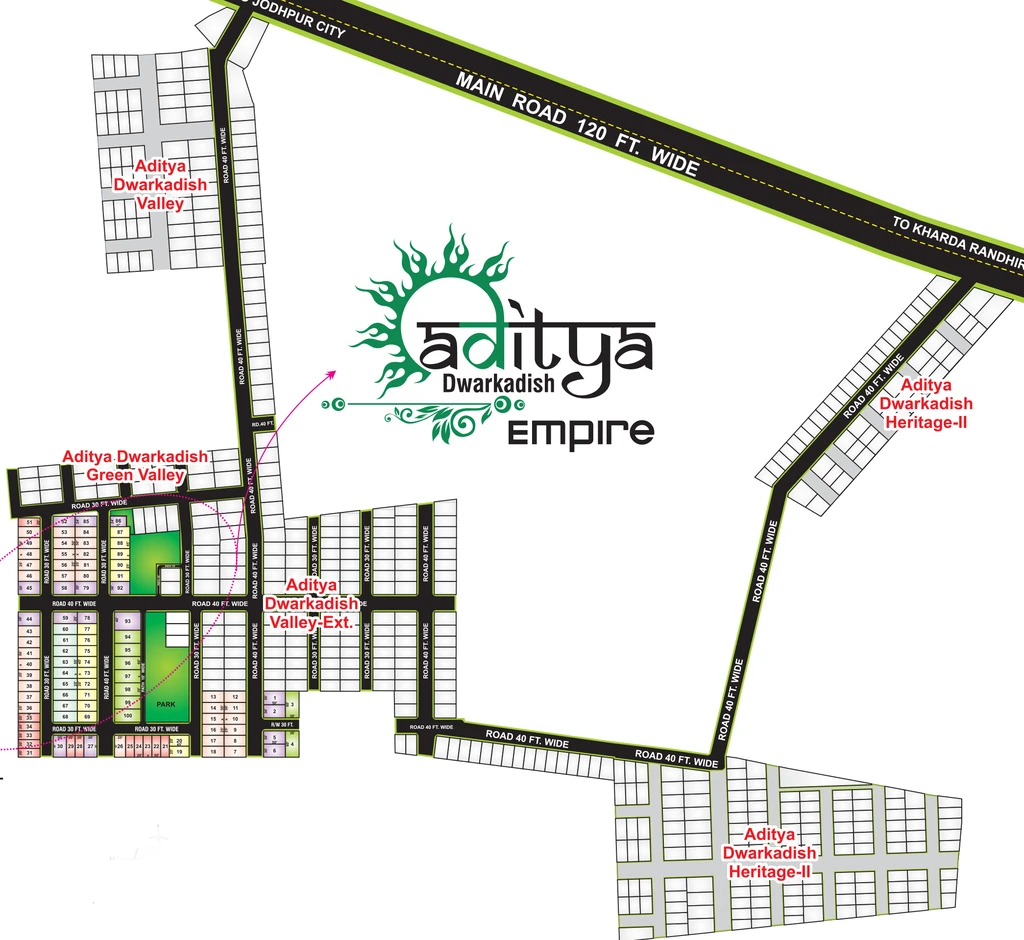 Master Plan of Aditya Dwarkadish Empire in Shikargarh, Jodhpur - Image 422246