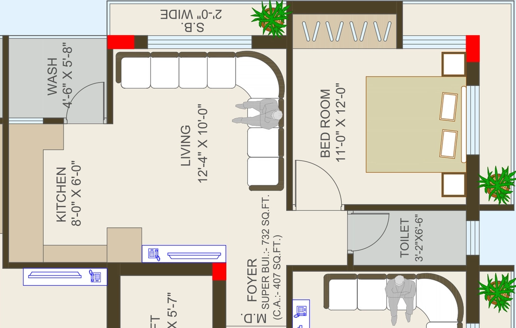 1 BHK Flat in Manishaben Shaligram Apartment in Mavdi, Rajkot - Image 925690