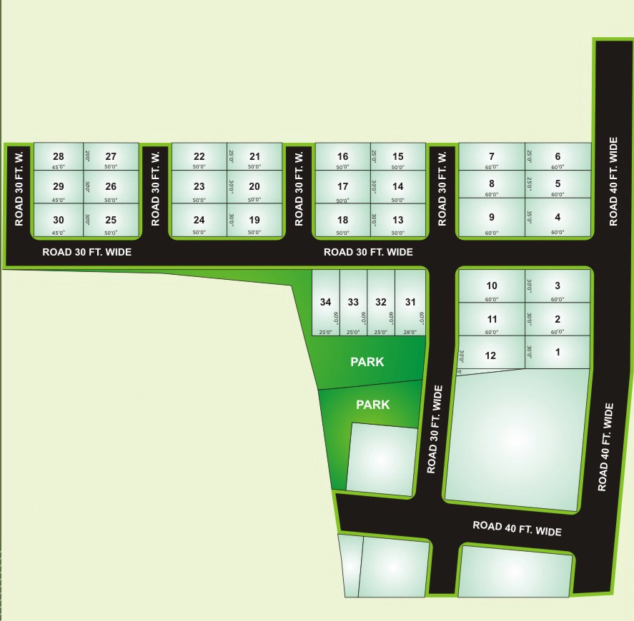 Master Plan of Aditya Dwarkadish Green Valley in Shikargarh, Jodhpur - Image 422251