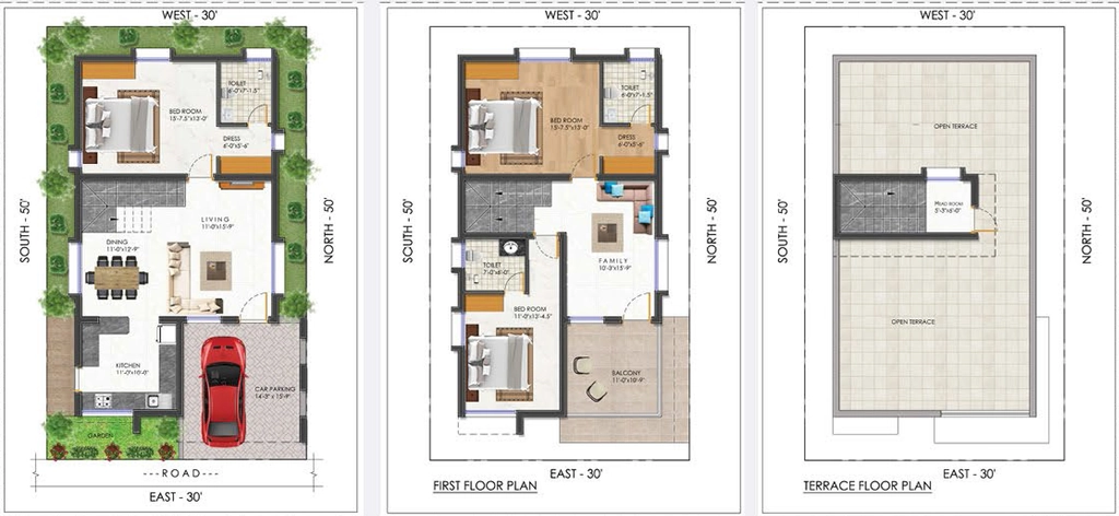 3 BHK House/Villa in Samruddhi Green Avenues in Tadepalli, Vijayawada - Image 925702