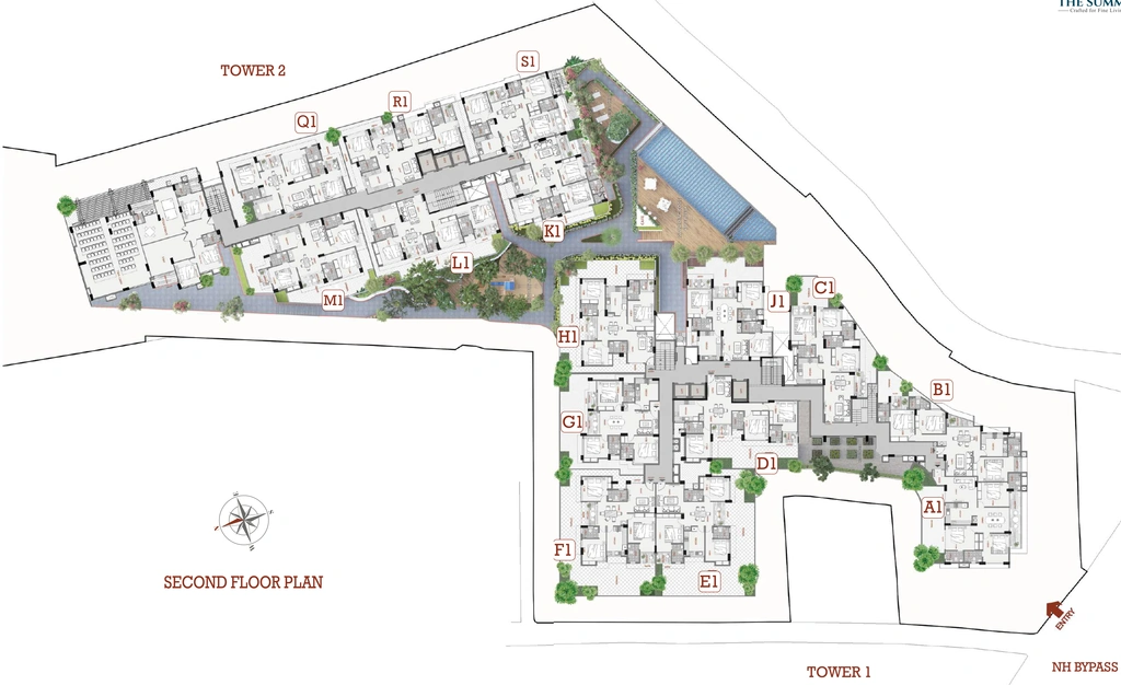 Master Plan of Nikunjam The Summit in Aakkulam, Thiruvananthapuram - Image 421506