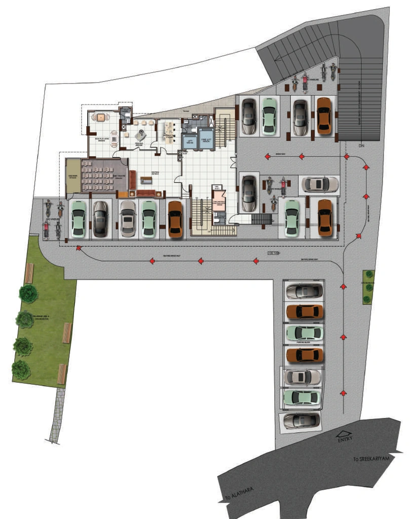 Master Plan of PRS Windy Woods in Aakkulam, Thiruvananthapuram - Image 421536