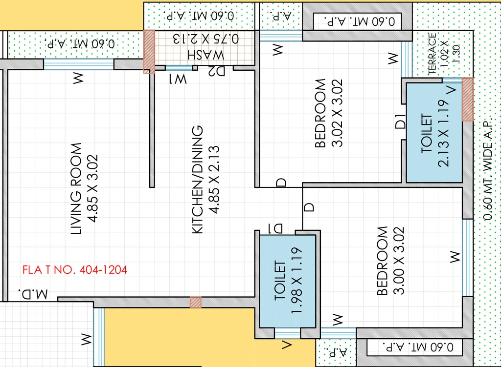 2 BHK Flat in Shanti Balaji Upvan in Mavdi, Rajkot - Image 925713