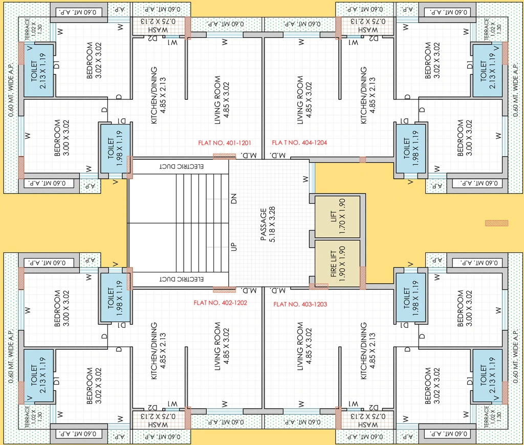 Floor Plan of Shanti Balaji Upvan in Mavdi, Rajkot - Image 421365
