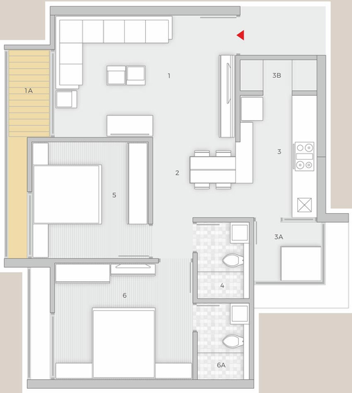 2 BHK Flat in Nakshatra Aspire in Narolgam, Ahmedabad - Image 680124