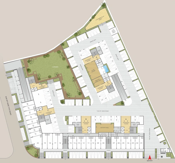 Master Plan of Nakshatra Aspire in Narolgam, Ahmedabad - Image 98365