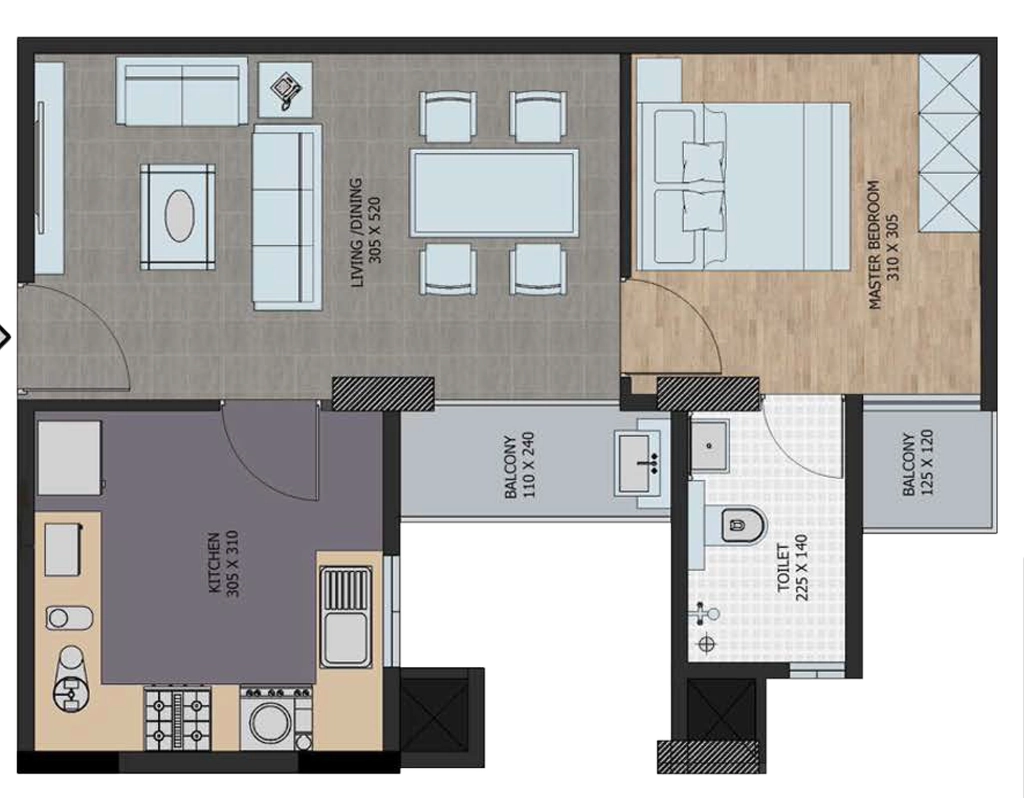 1 BHK Flat in Shanoor Cyber Cloud in Kazhakootam, Thiruvananthapuram - Image 925811