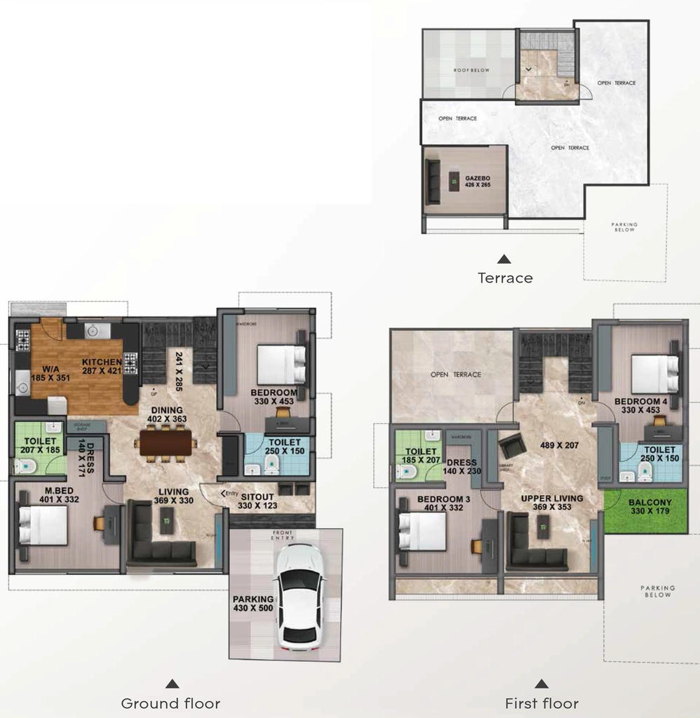 4 BHK House/Villa in Shanoor Embassy Square in Pongumoodu, Thiruvananthapuram - Image 925844