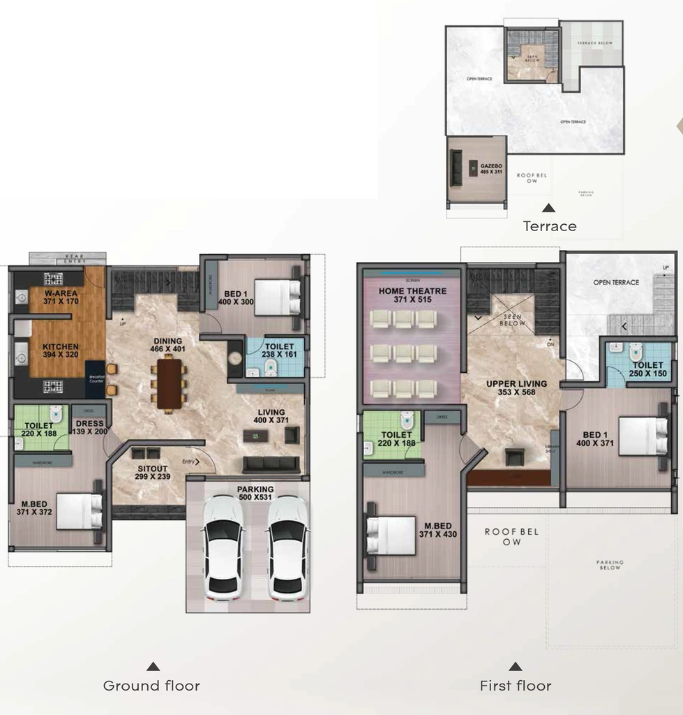 4 BHK House/Villa in Shanoor Embassy Square in Pongumoodu, Thiruvananthapuram - Image 925845