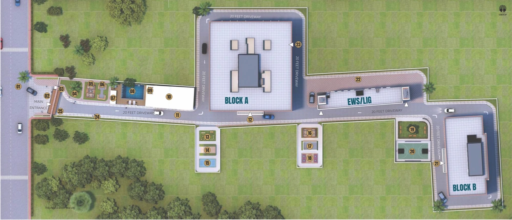 Master Plan of Winsome Elite in Danapur, Patna - Image 421583