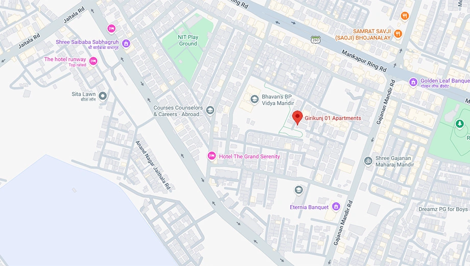 Location of Vyankatesh Girikunj 01 in Trimurti Nagar, Nagpur - Image 421597