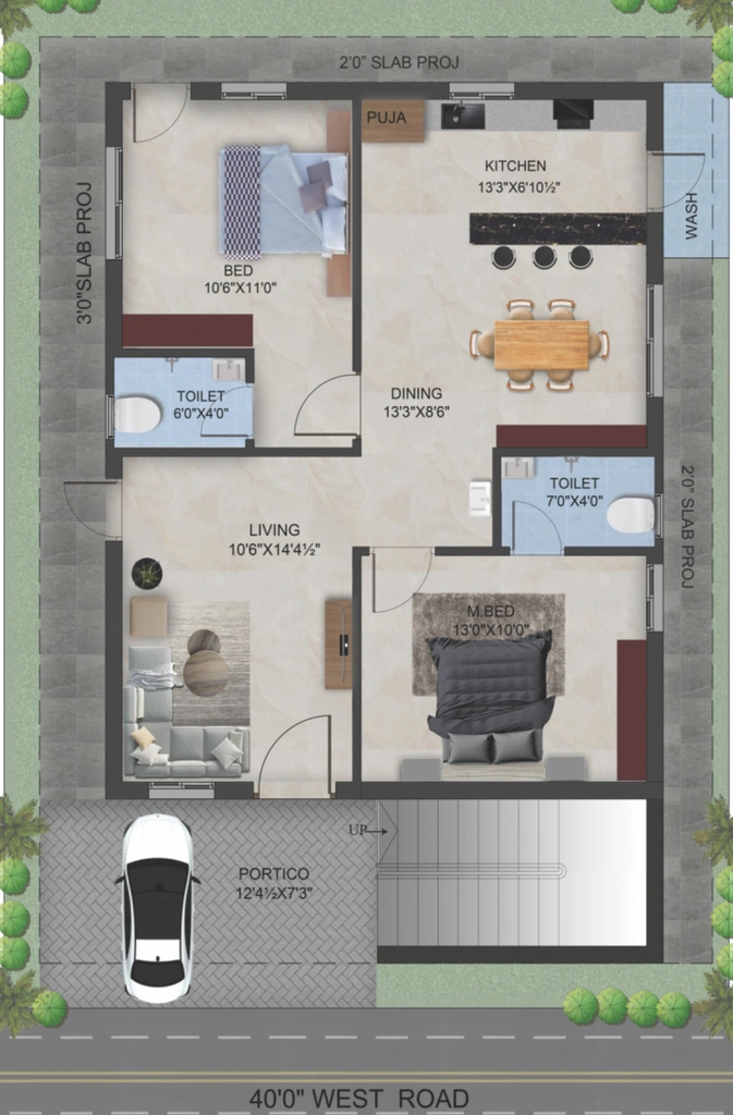 2 BHK House/Villa in Himaja Elite Brundavan in Gannavaram, Vijayawada - Image 925822