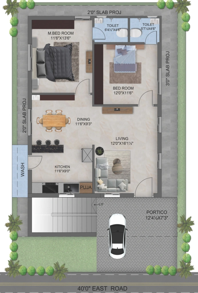 2 BHK House/Villa in Himaja Elite Brundavan in Gannavaram, Vijayawada - Image 925823