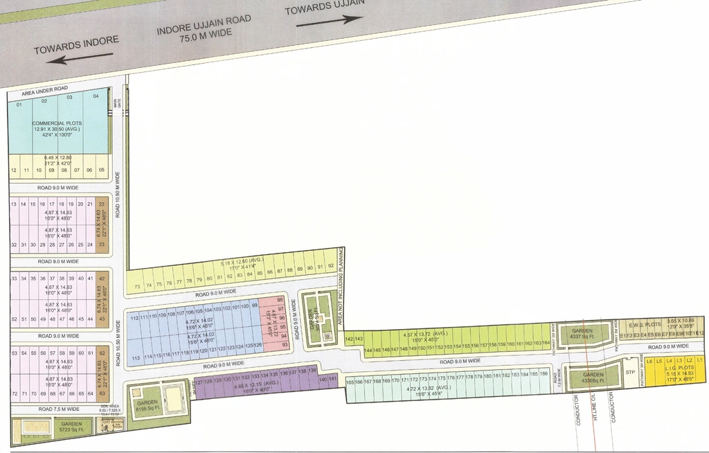 Master Plan of Tirupati Devlok in Ujjain Road, Indore - Image 421713