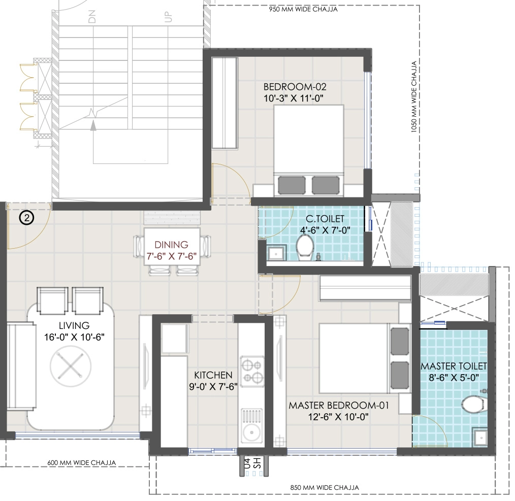2 BHK Flat in Sosar The Altimus in Khar West, Mumbai - Image 925851