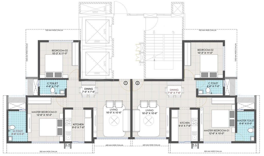 Floor Plan of Sosar The Altimus in Khar West, Mumbai - Image 421760