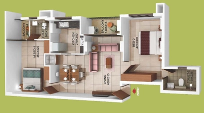 2 BHK Flat in Varma Dr Pais Legacy in Poojappura, Thiruvananthapuram - Image 925881