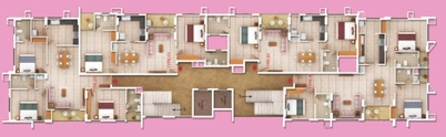 Floor Plan of Varma Dr Pais Legacy in Poojappura, Thiruvananthapuram - Image 421799