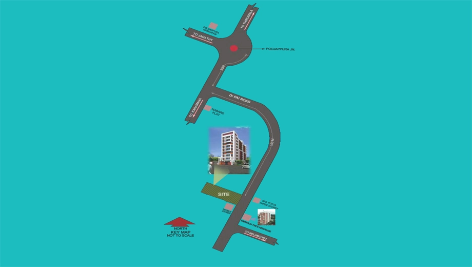 Location of Varma Dr Pais Legacy in Poojappura, Thiruvananthapuram - Image 421798
