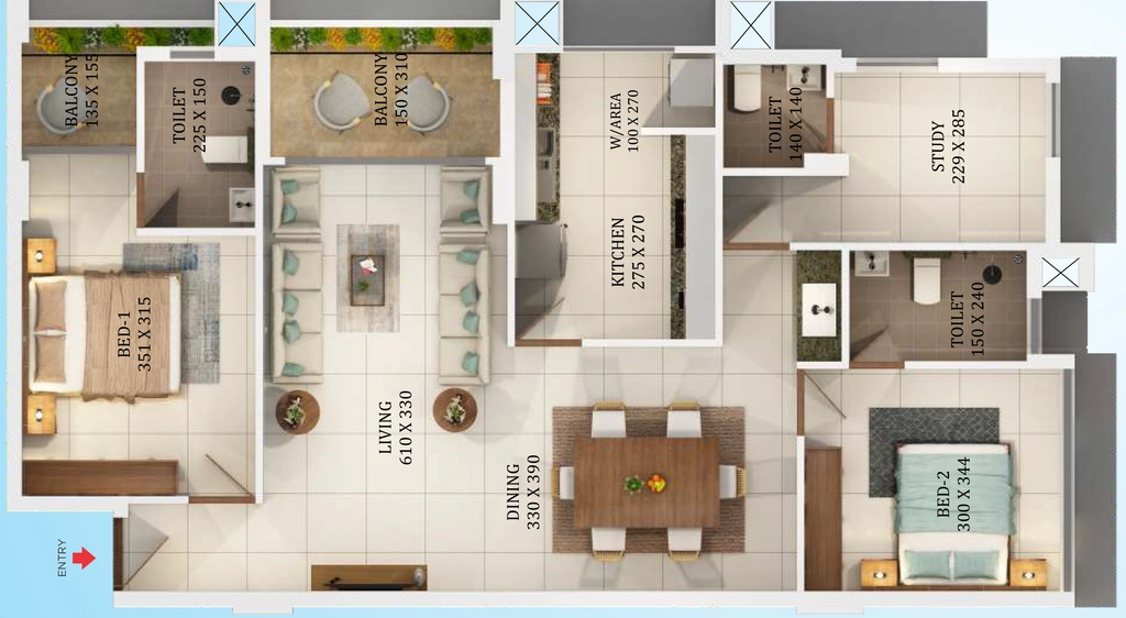 2 BHK Flat in Varma Sreekaryam in Sreekariyam, Thiruvananthapuram - Image 925877