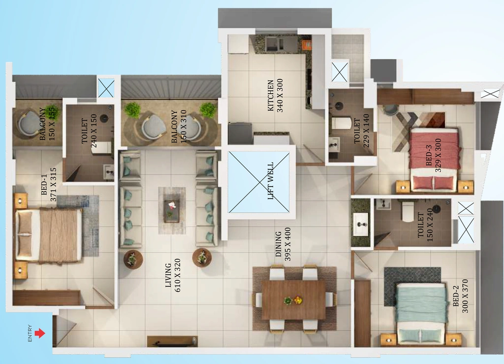3 BHK Flat in Varma Sreekaryam in Sreekariyam, Thiruvananthapuram - Image 925879