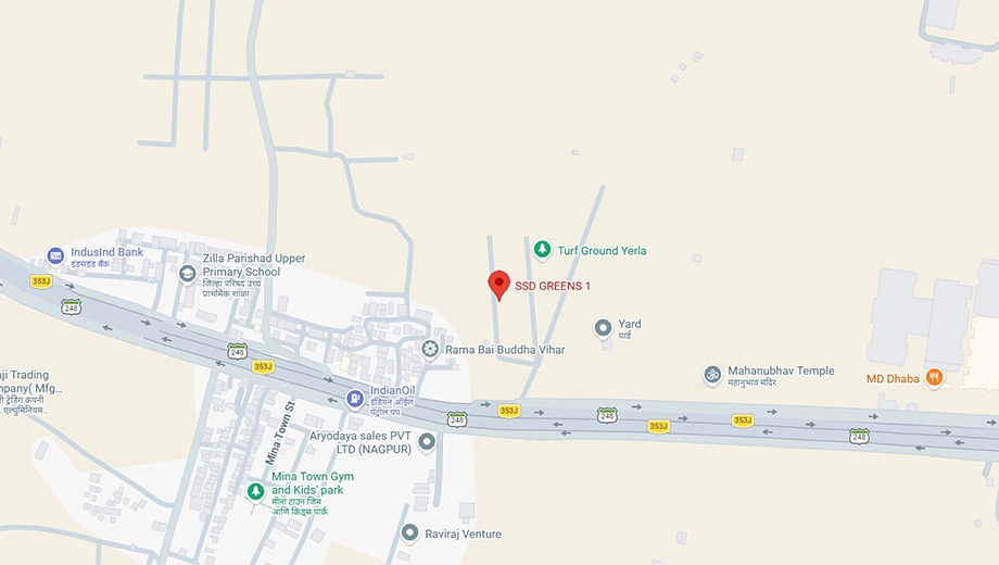 Location of SSD Greens 1 in null, Nagpur - Image 421768
