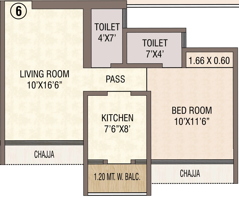 1 BHK Flat in Siddhivinayak Aura in Mira Road East, Thane - Image 925893
