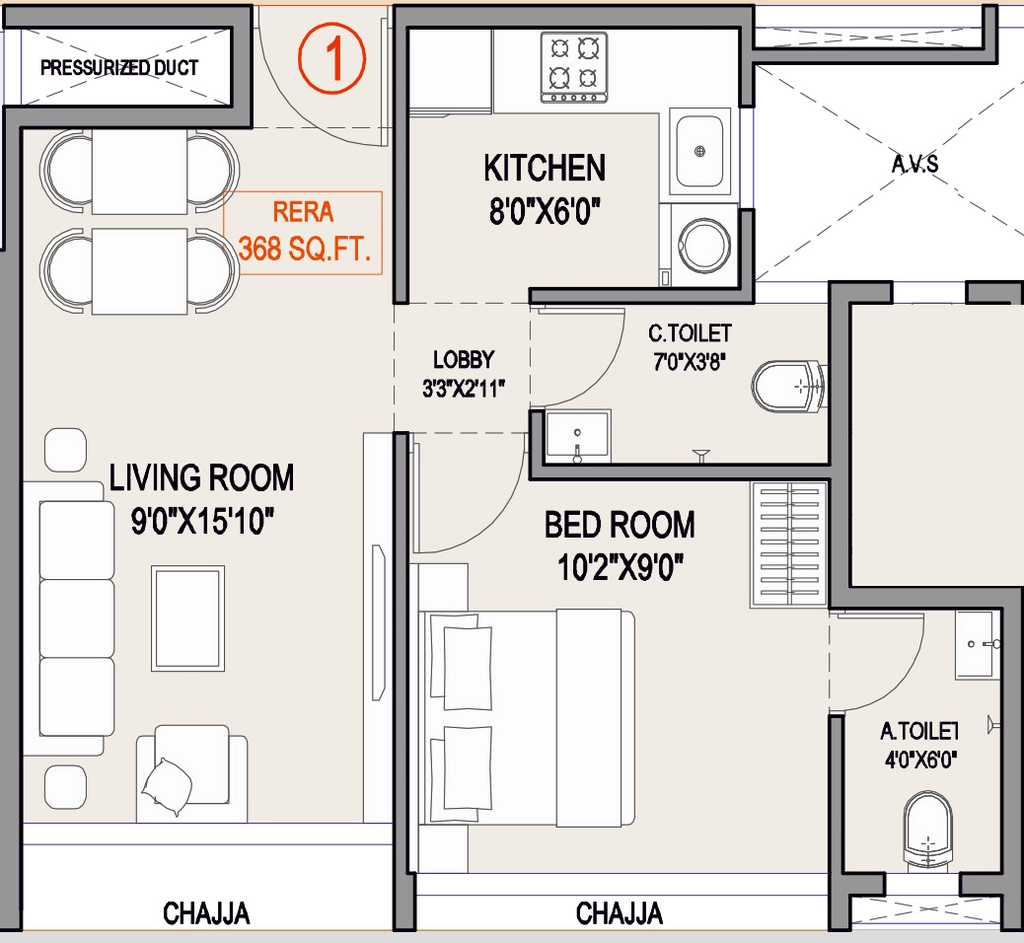 1 BHK Flat in Shreeji Shraddha in Ghatkopar East, Mumbai - Image 925895