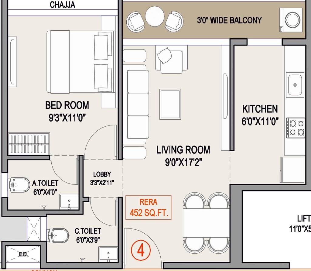 1 BHK Flat in Shreeji Shraddha in Ghatkopar East, Mumbai - Image 925896
