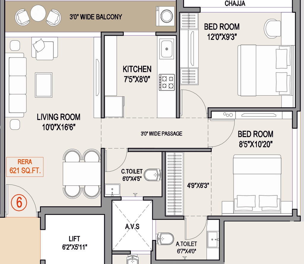 2 BHK Flat in Shreeji Shraddha in Ghatkopar East, Mumbai - Image 925898