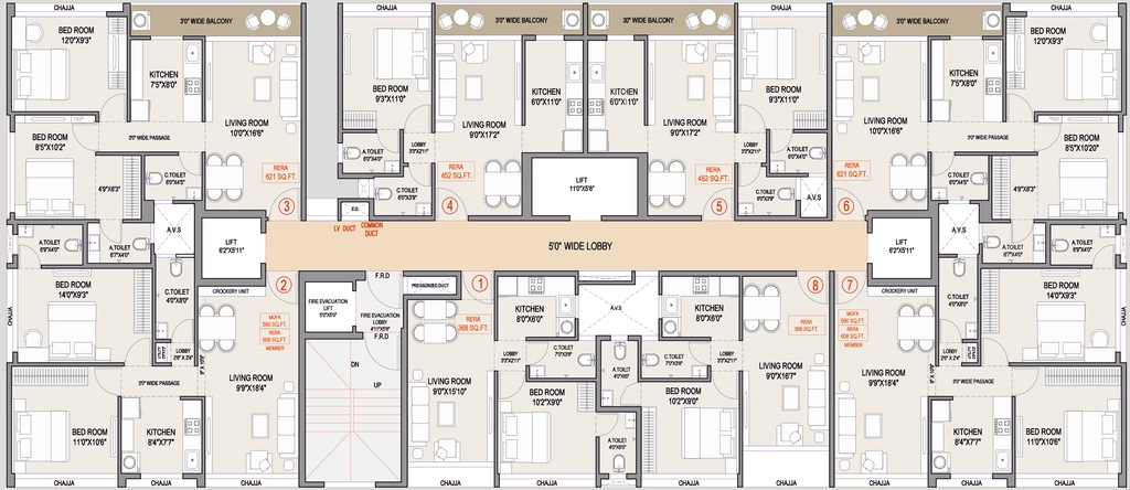 Floor Plan of Shreeji Shraddha in Ghatkopar East, Mumbai - Image 421848