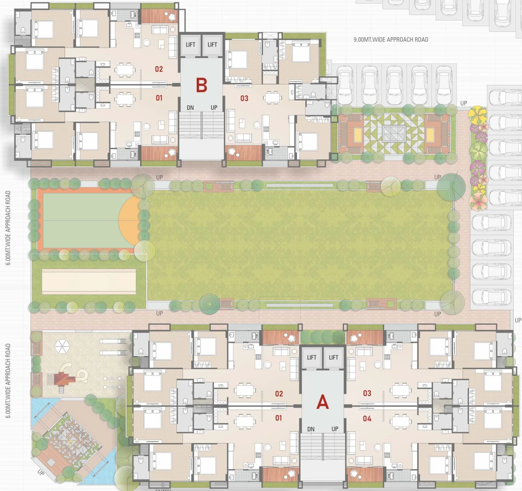 Floor Plan of Shree Vaibhav in Bhatha, Surat - Image 421863