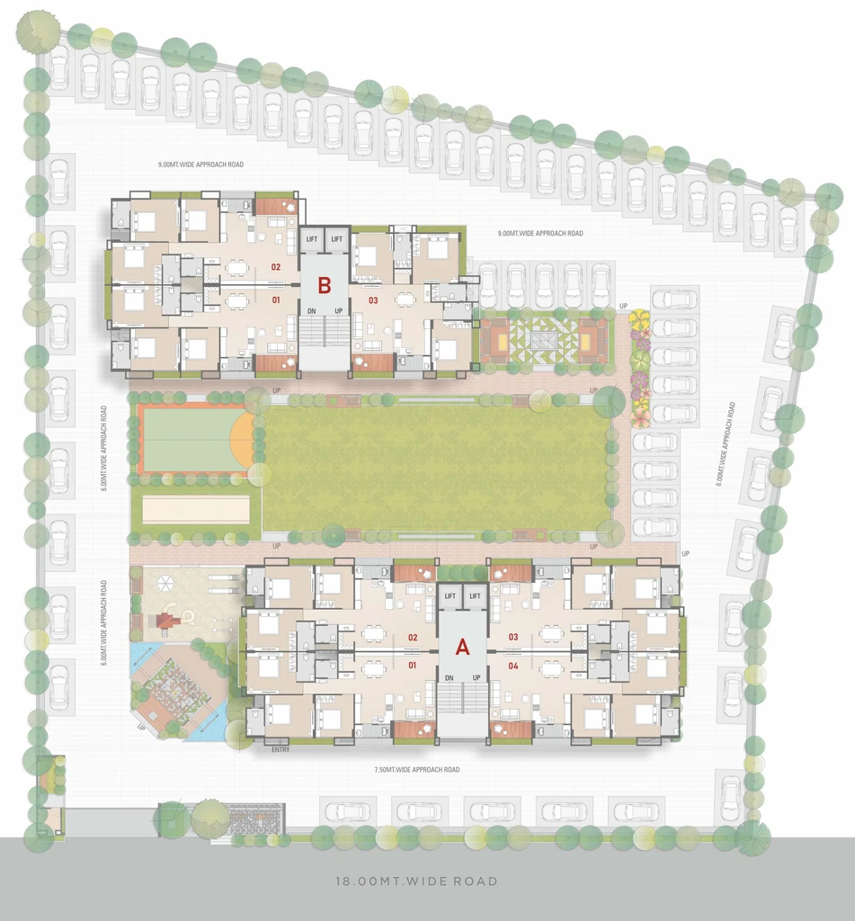 Master Plan of Shree Vaibhav in Bhatha, Surat - Image 421864