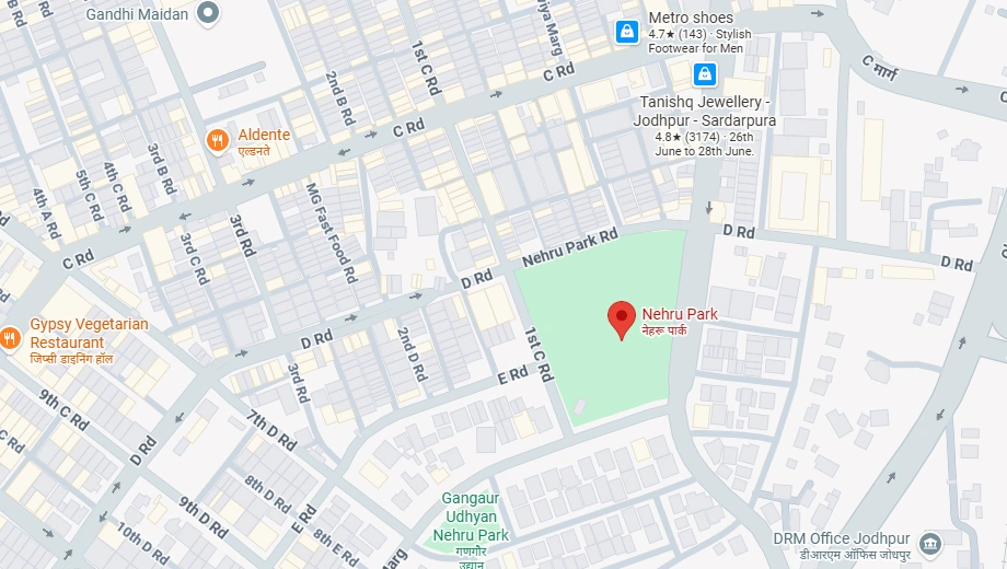 Location of Atlanta Olympic Lifestyles in Sardarpura, Jodhpur - Image 422397