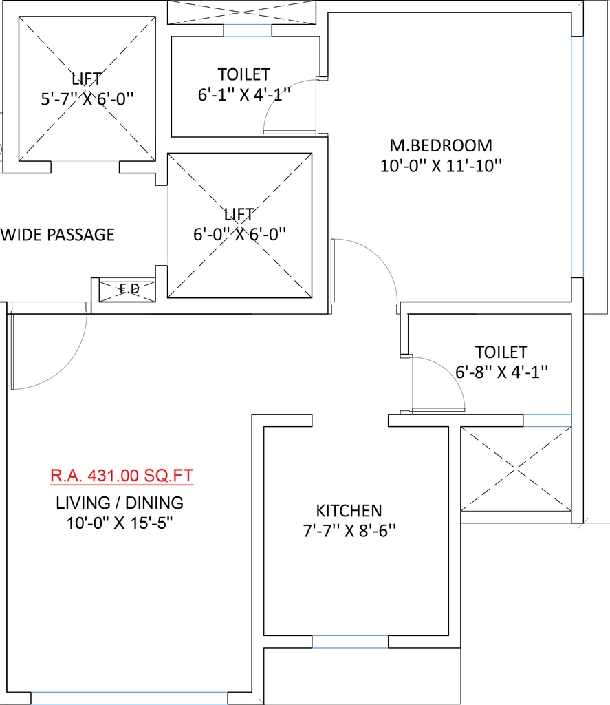 1 BHK Flat in Navkarmik Shiv Devangi in Malad East, Mumbai - Image 925904