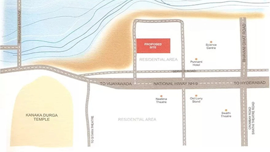 Location of Lotus Legend in null, Vijayawada - Image 421946