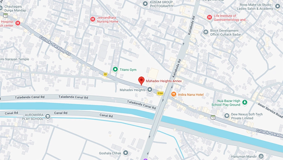 Location of Mahadev Heights Annex in Cuttack, Bhubaneswar - Image 421951