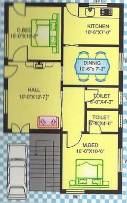 2 BHK House/Villa in TBL Lakshmi Prasanna Gardens in Gannavaram, Vijayawada - Image 925942