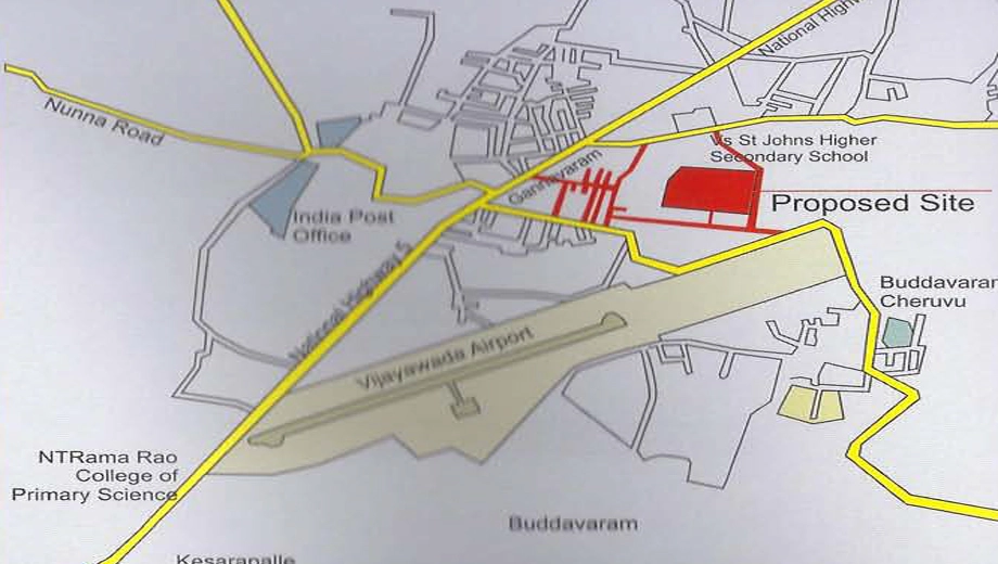 Location of TBL Lakshmi Prasanna Gardens in Gannavaram, Vijayawada - Image 421971