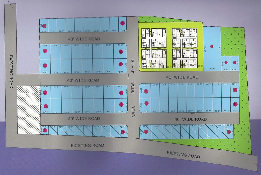 Master Plan of TBL Lakshmi Prasanna Gardens in Gannavaram, Vijayawada - Image 421973