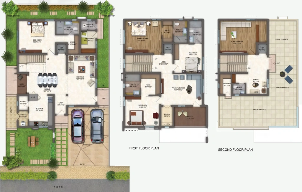 4 BHK House/Villa in Vasundhara's Brookfield Villas in null, Vijayawada - Image 925945